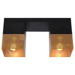 Deckenleuchte Renate Schwarz - Gold - Metall - 10 x 16 x 32 cm