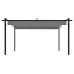 Tonnelle de jardin 3012227 Anthracite - Profondeur : 400 cm