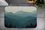 Badteppich Berge und Wald 75 x 45 x 75 cm