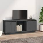 TV-Schrank D830 Grau - Massivholz - 35 x 44 x 111 cm