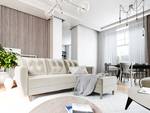 Ecksofa PALER Beige - Ecke davorstehend rechts