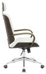 Chaise de bureau Dayton Gris - Blanc