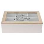 Teebox aus Holz, Teekiste, 24 x cm x7 17
