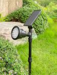 Solar Strahler LED Pro Performance 600lm Schwarz - Kunststoff - 11 x 11 x 11 cm