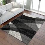 Tapis salon FALDO 80x150 noir Noir - 80 x 150 cm