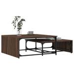 Couchtische 2er Set D402 Eiche Schwarzbraun Dekor