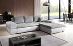 Ecksofa ARZO MINI Grau - Weiß - Breite: 275 cm