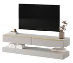 TV-Möbel Hylia Beige - Gold - Grau