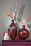 Vase bouteille Firenza Marron foncé