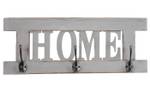 Wandgarderobe C60 Home Shabby-Look Grau