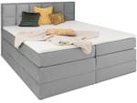 MONTREAL Boxspringbett mit Bettkasten Silber - Breite: 180 cm