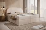 Boxspringbett ZEN mit Bettkasten Creme - Breite: 120 cm - H2