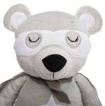 Teddybär SUPER HERO, 42 cm, grau Grau - Textil - 14 x 17 x 42 cm
