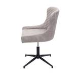 Chaise de bureau H79 Gris - Textile - 52 x 90 x 58 cm