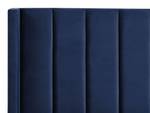 Doppelbett VILETTE Schwarz - Blau - Marineblau