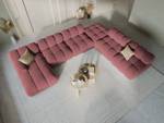 modulares U-Formsofa BELLIS 7 Sitzplätze Pink