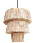 Lampe suspension PREMAT Noir - Bleu - Fibres naturelles - 50 x 141 x 50 cm