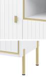 Wohnzimmer-Set LUXOR 3-teilig Weiß - Holzwerkstoff - 443 x 92 x 45 cm