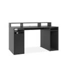 Schreibtisch Newcastle Schwarz - Holzwerkstoff - 71 x 86 x 140 cm