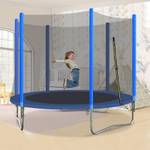 Trampolin Mini Ⅵ Blau - Metall - 246 x 213 x 246 cm