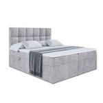 Boxspringbett RICAR Grau - Breite: 160 cm - H3