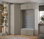 Garderobe Inova 3 Z21 Gold - Grau - Gold