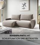 Ecksofa PATI Duo Beige