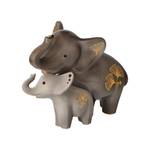 Figur Elephant - Kindani & Latika Braun - Porzellan - 24 x 20 x 13 cm