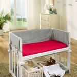 Baby-Spannbettlaken 205978 Rot - Tiefe: 90 cm