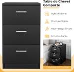 Table de Chevet TI83361 Noir