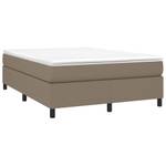 Cadre de lit 3016024-6 Noir - Taupe - Largeur : 140 cm