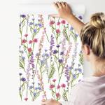TAPETE Blumen Pflanzen Lavendel Wiese