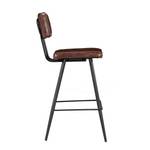 Tabouret de bar Texas (Lot de 2) Marron foncé