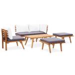 Gartenmöbel-Set Braun - Massivholz - Holzart/Dekor - 55 x 35 x 90 cm