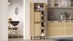 Vitrinenschrank OCEAN SC60 2D Beige - Hellbraun