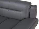 3-Sitzer Sofa LEIRA Grau - Silber