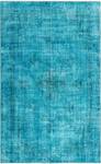 Tapis Ultra Vintage DCCCLXXXVI Turquoise - Textile - 155 x 1 x 254 cm