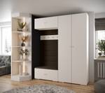 Garderobe Inova 2 Z18 Braun - Gold - Weiß - Gold