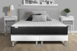 Matelas+sommier 2x 100x200 Largeur : 200 cm