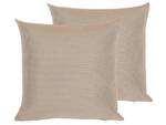 Coussin d'extérieur PALAIROS Beige - Textile - 40 x 8 x 40 cm