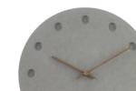 Design Wanduhr THE POROUS Grau - Holzwerkstoff - 29 x 29 x 1 cm