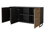 Buffet OLYMPIE Marron - Bois massif - 150 x 76 x 40 cm