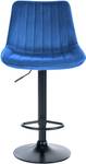 Tabouret de bar Toni Lot de 2 Bleu