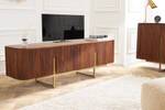 TV Board GATSBY Braun - Massivholz - Holzart/Dekor - 160 x 50 x 42 cm