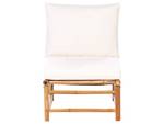 Set de jardin CERRETO Blanc crème - Chêne clair - Blanc - 67 x 187 cm - 1 set