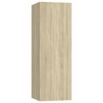 TV-Schrank 4er Set D626 Braun - Holzwerkstoff - 30 x 30 x 80 cm