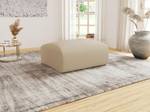 Pouf POGNI Beige - Textile - 75 x 45 x 75 cm