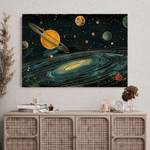 Bild Retro Planet XV 100 x 70 cm