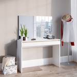 Coiffeuse Emma blanc/sonoma sans miroir Blanc - Bois manufacturé - 120 x 83 x 41 cm