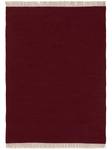 Tapis de laine Liv Rouge rubis - 140 x 200 cm